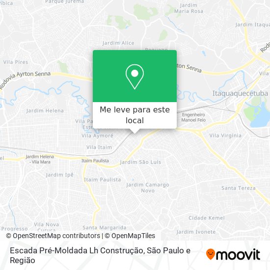 Escada Pré-Moldada Lh Construção mapa