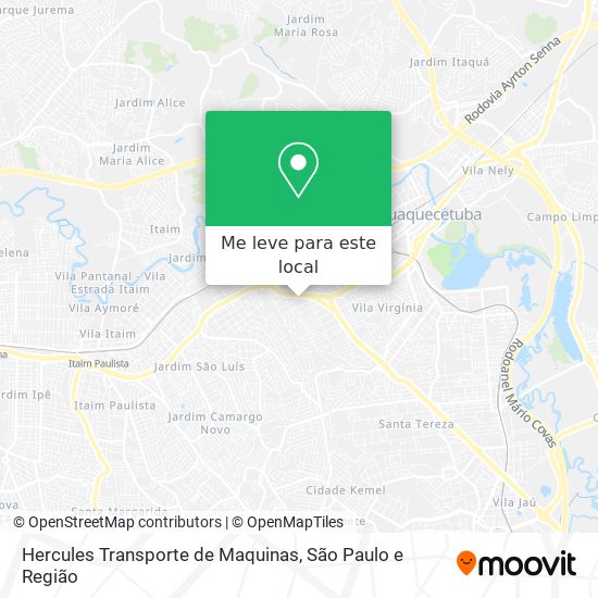 Hercules Transporte de Maquinas mapa