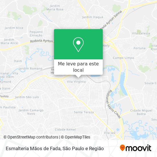 Esmalteria Mãos de Fada mapa