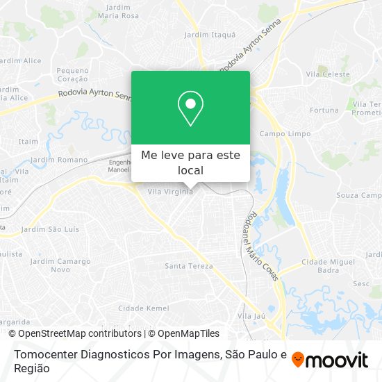 Tomocenter Diagnosticos Por Imagens mapa