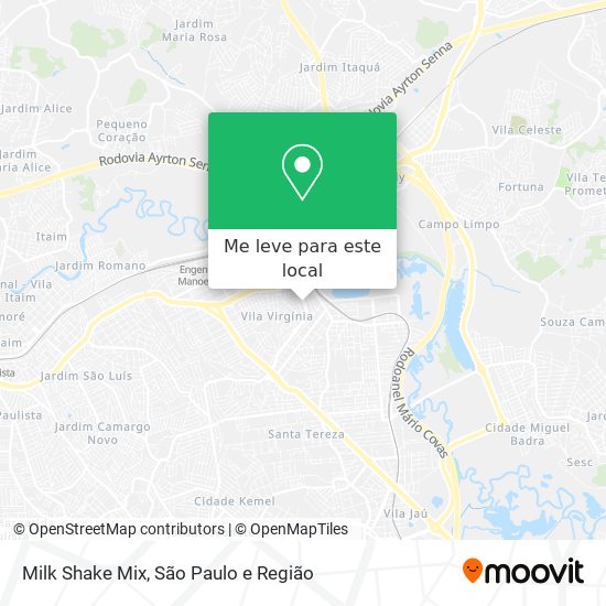 Milk Shake Mix mapa