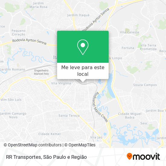 RR Transportes mapa