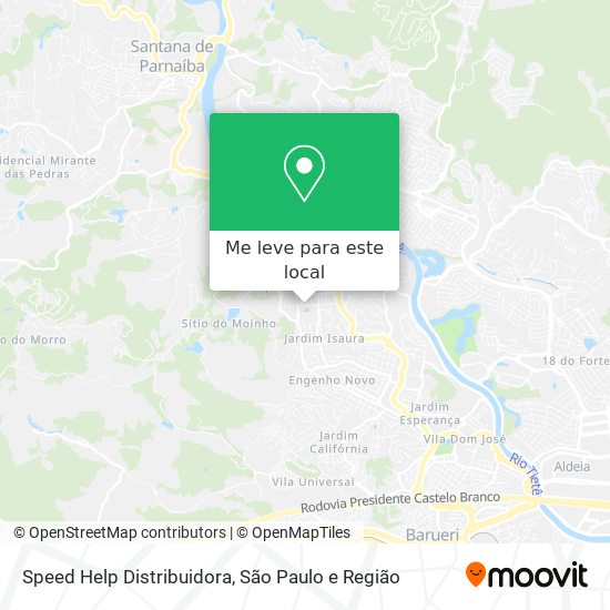 Speed Help Distribuidora mapa