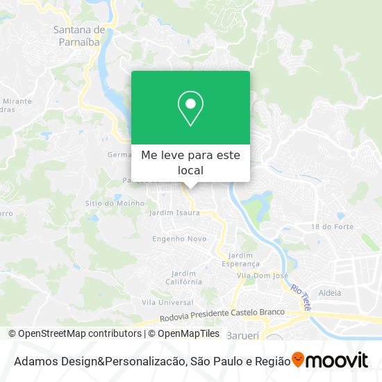 Adamos Design&Personalizacão mapa