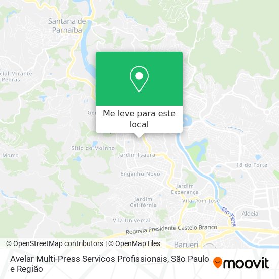 Avelar Multi-Press Servicos Profissionais mapa