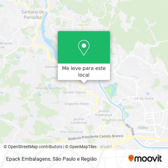 Epack Embalagens mapa