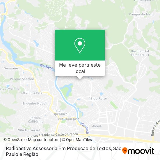 Radioactive Assessoria Em Producao de Textos mapa