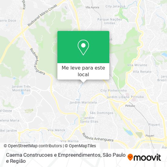 Caema Construcoes e Empreendimentos mapa