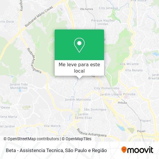 Beta - Assistencia Tecnica mapa