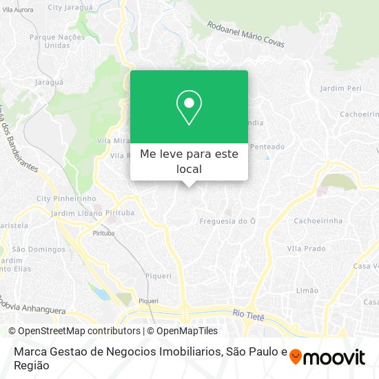 Marca Gestao de Negocios Imobiliarios mapa