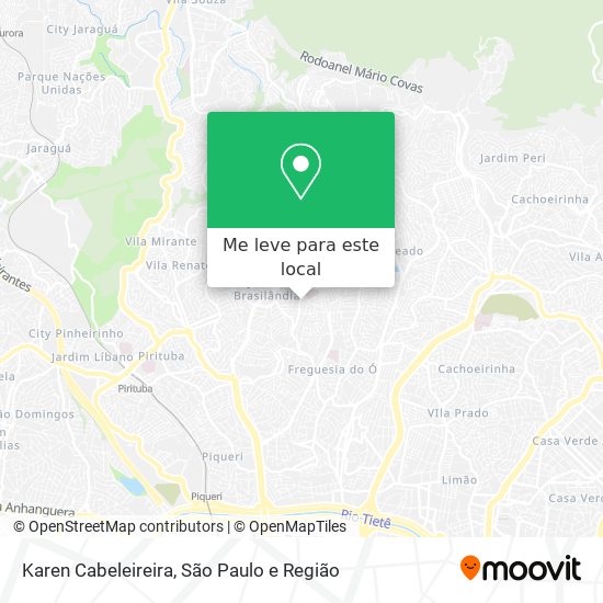 Karen Cabeleireira mapa