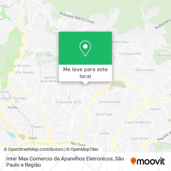 Inter Max Comercio de Aparelhos Eletronicos mapa