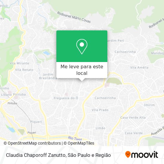 Claudia Chaporoff Zanutto mapa