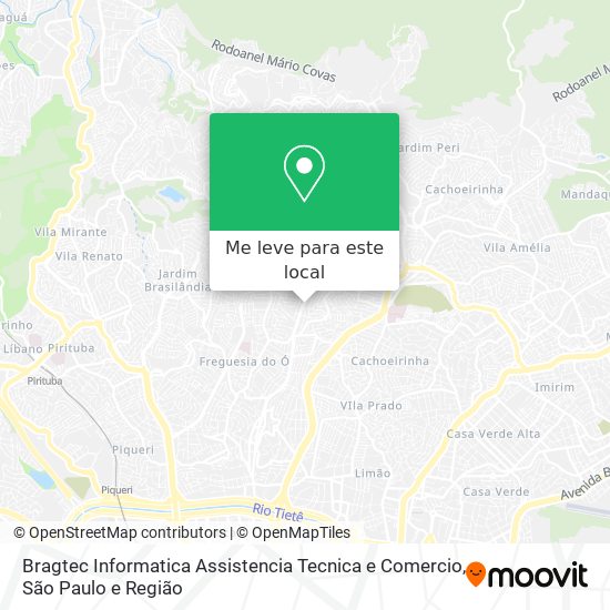 Bragtec Informatica Assistencia Tecnica e Comercio mapa