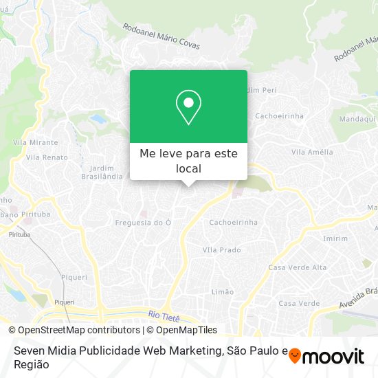 Seven Midia Publicidade Web Marketing mapa