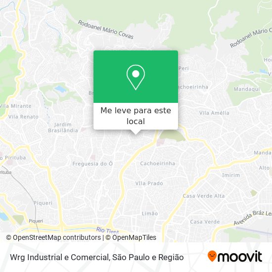 Wrg Industrial e Comercial mapa