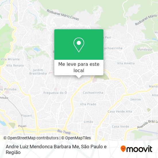 Andre Luiz Mendonca Barbara Me mapa