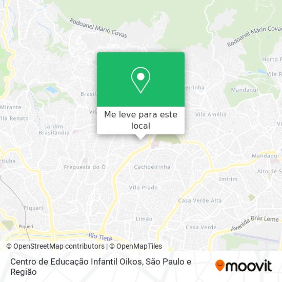 Centro de Educação Infantil Oikos mapa