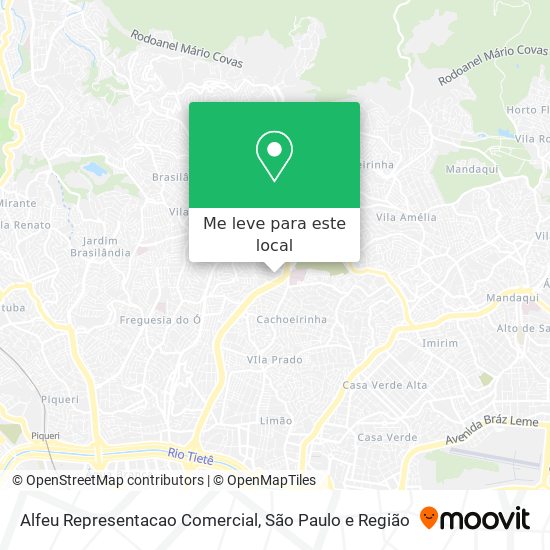 Alfeu Representacao Comercial mapa