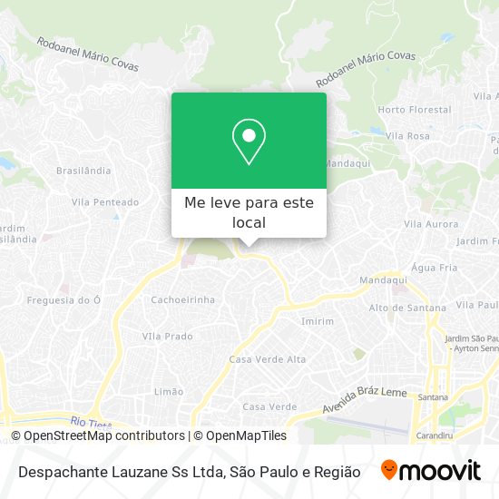 Despachante Lauzane Ss Ltda mapa