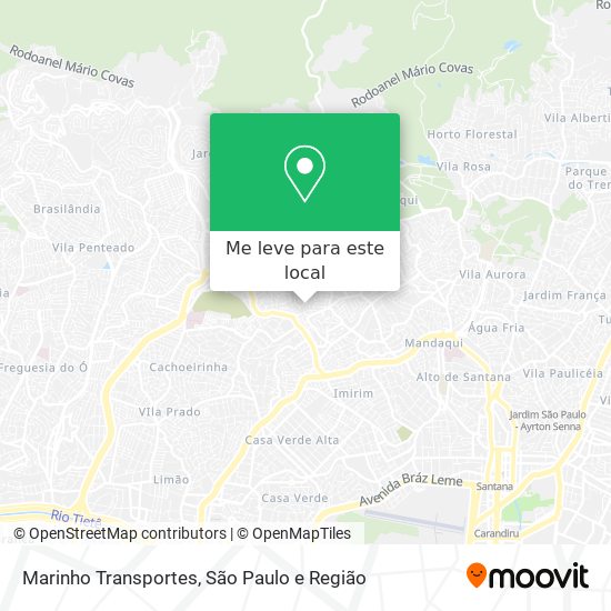 Marinho Transportes mapa