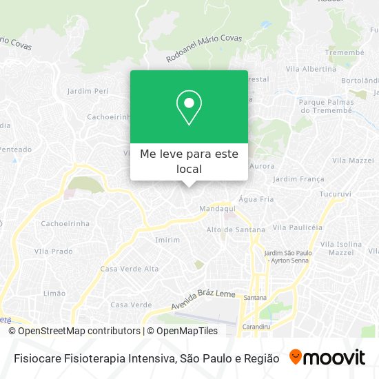 Fisiocare Fisioterapia Intensiva mapa