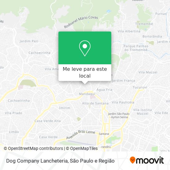 Dog Company Lancheteria mapa