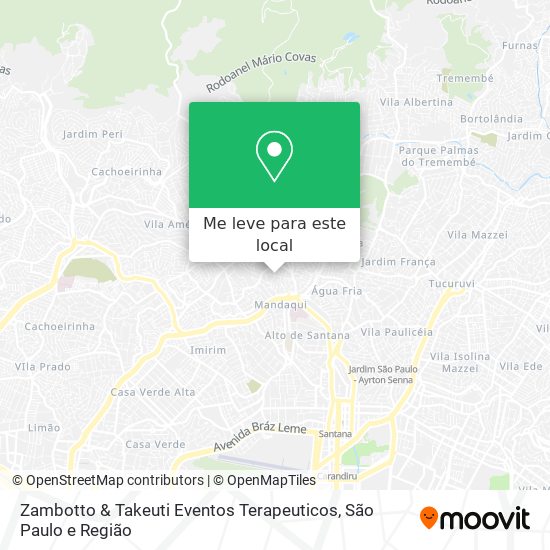 Zambotto & Takeuti Eventos Terapeuticos mapa