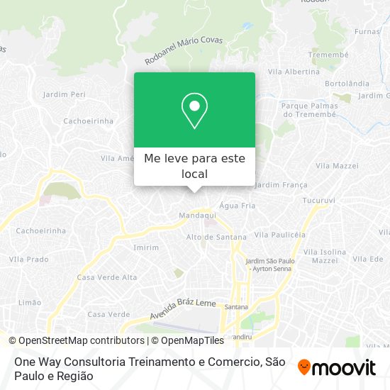 One Way Consultoria Treinamento e Comercio mapa