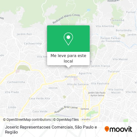Joseric Representacoes Comerciais mapa