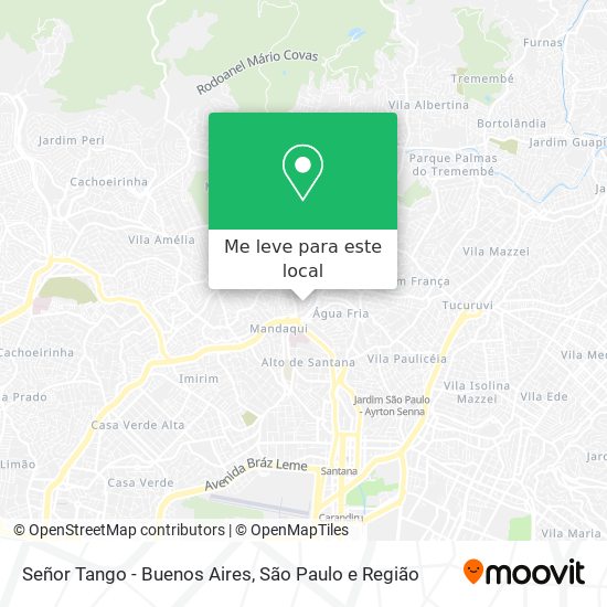 Señor Tango - Buenos Aires mapa