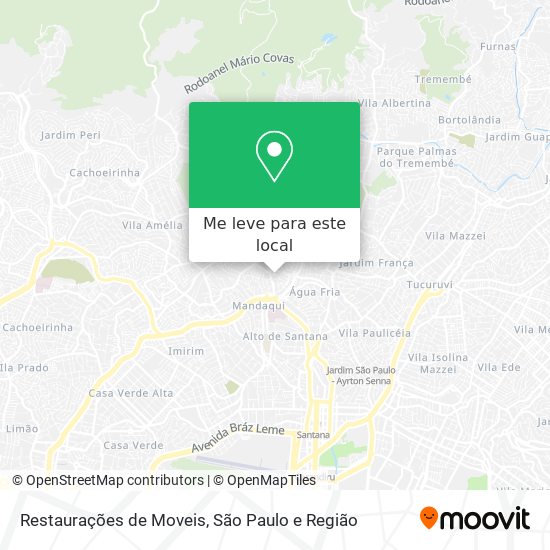 Restaurações de Moveis mapa