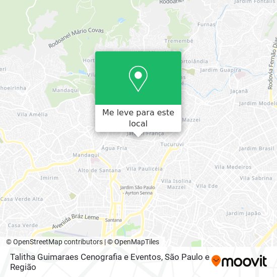 Talitha Guimaraes Cenografia e Eventos mapa