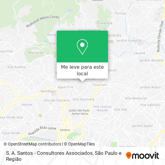 S. A. Santos - Consultores Associados mapa