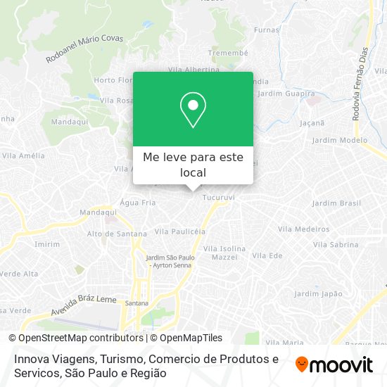 Innova Viagens, Turismo, Comercio de Produtos e Servicos mapa