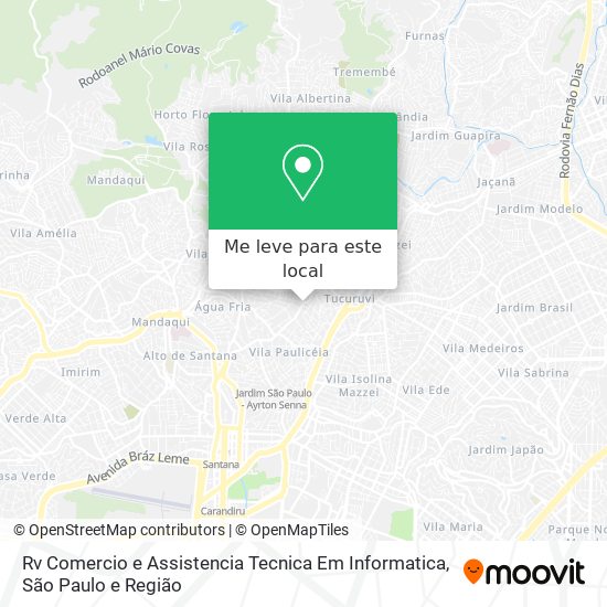 Rv Comercio e Assistencia Tecnica Em Informatica mapa