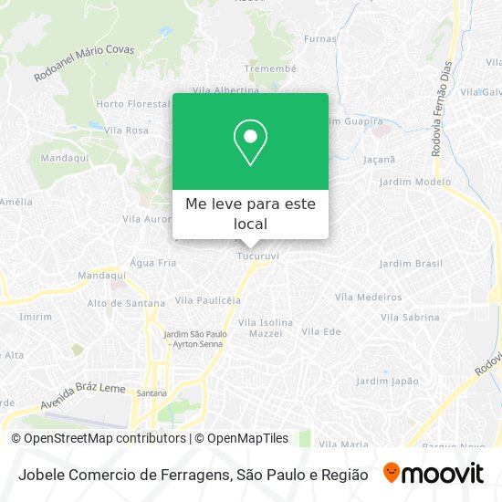 Jobele Comercio de Ferragens mapa