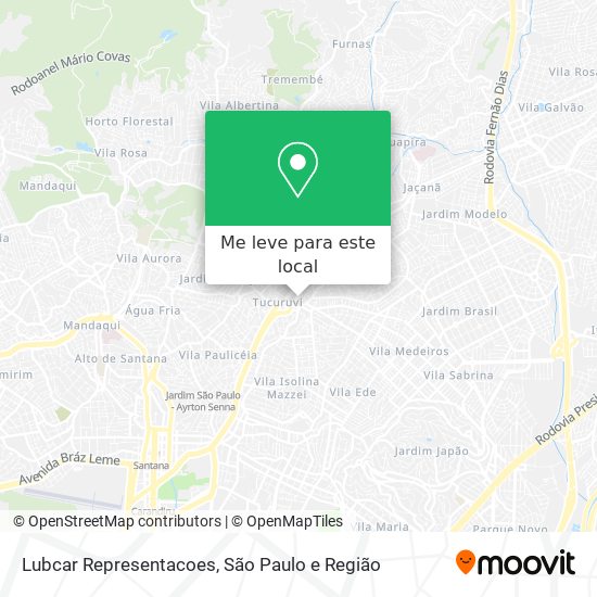 Lubcar Representacoes mapa