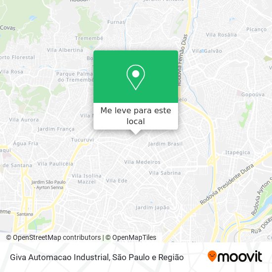 Giva Automacao Industrial mapa