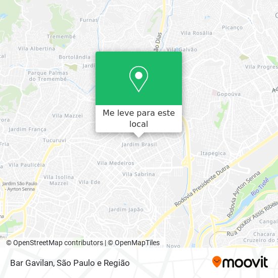 Bar Gavilan mapa
