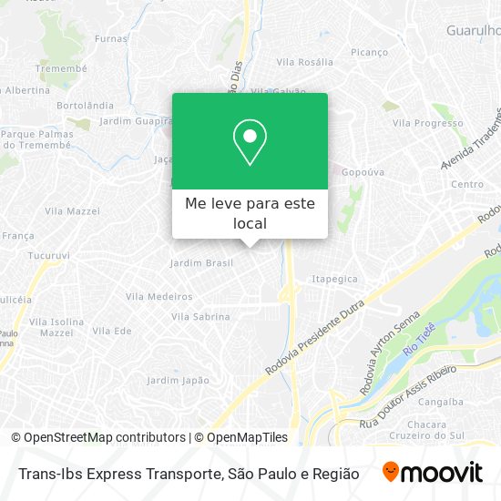 Trans-Ibs Express Transporte mapa