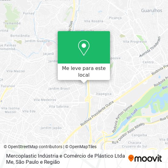 Mercoplastic Indústria e Comércio de Plástico Ltda Me mapa