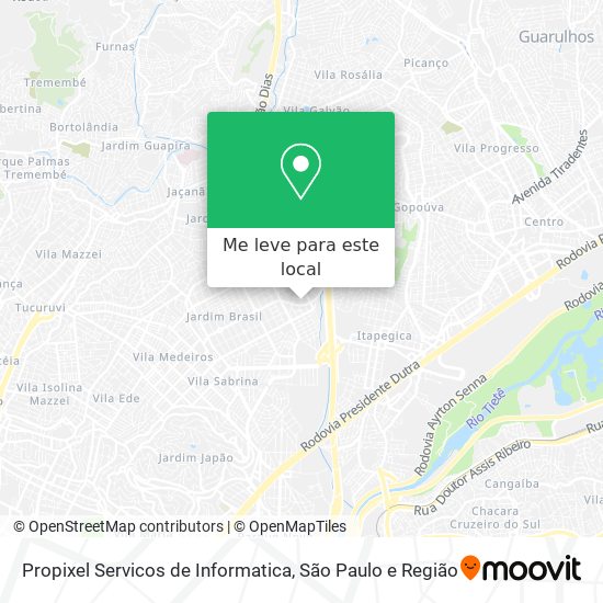 Propixel Servicos de Informatica mapa