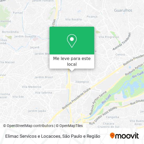 Elimac Servicos e Locacoes mapa