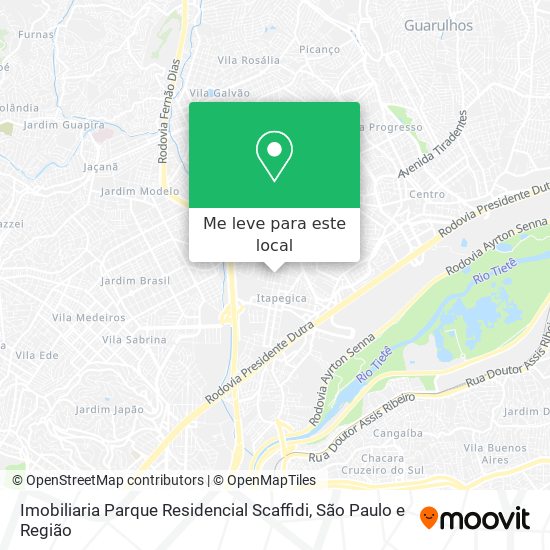 Imobiliaria Parque Residencial Scaffidi mapa