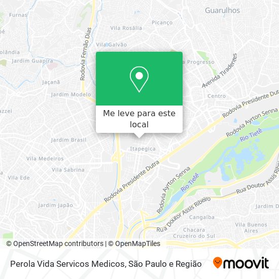 Perola Vida Servicos Medicos mapa