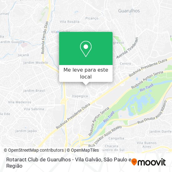 Rotaract Club de Guarulhos - Vila Galvão mapa