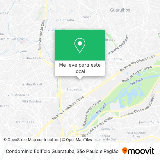 Condomínio Edifício Guaratuba mapa