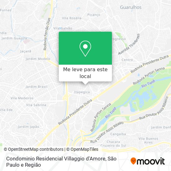 Condominio Residencial Villaggio d'Amore mapa