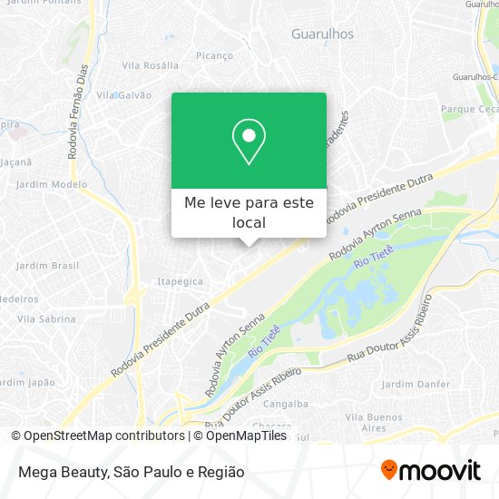 Mega Beauty mapa